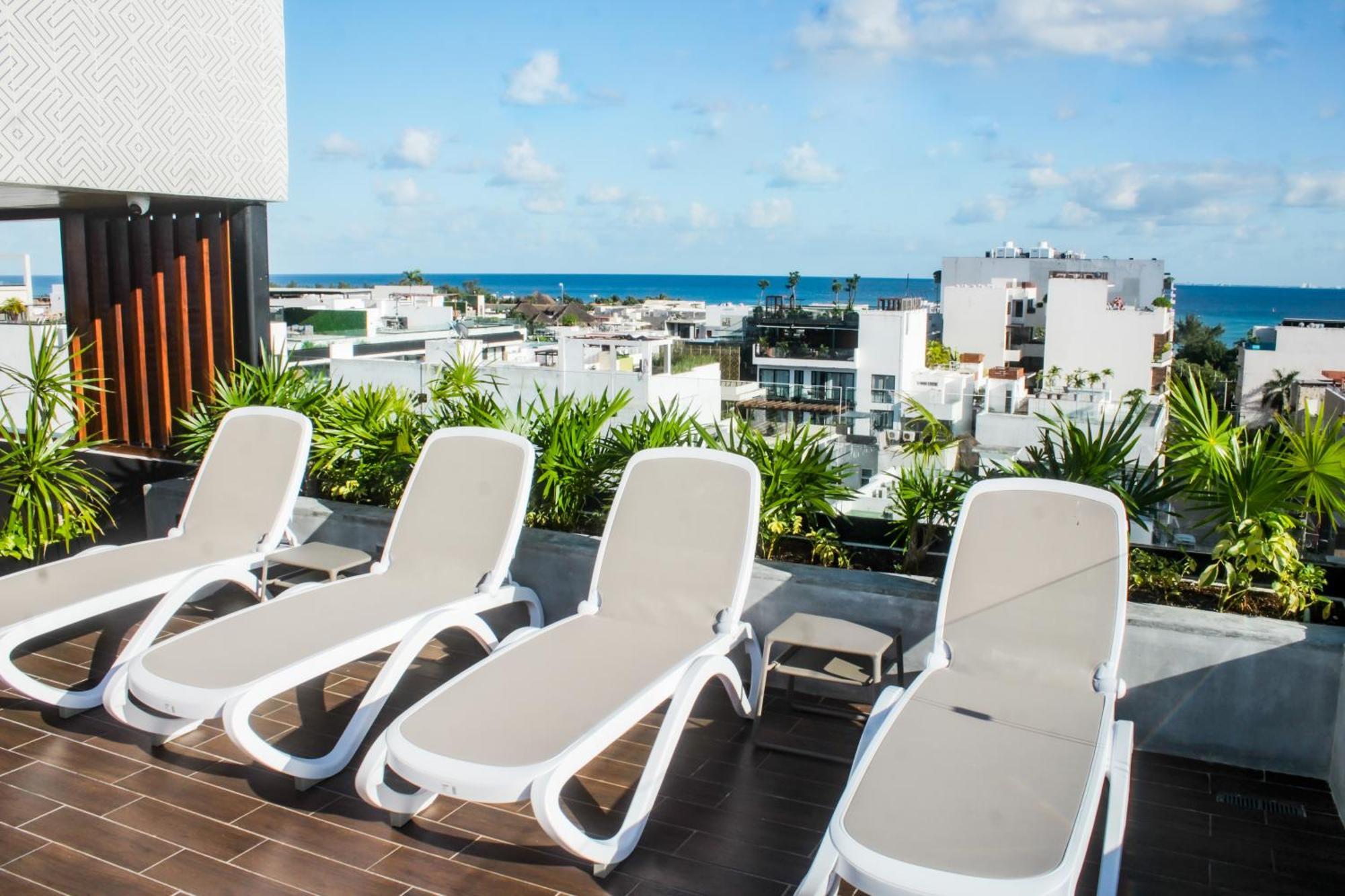 Big, Modern And Beautiful Beach Apartament 1Br Ocean View Playa del Carmen Zewnętrze zdjęcie