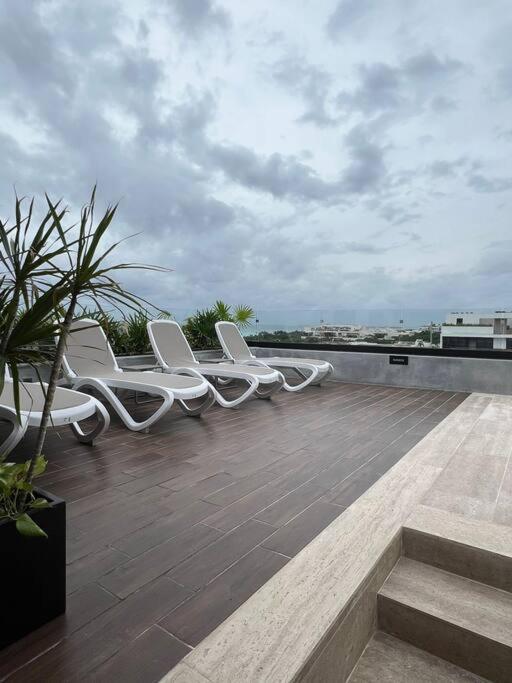 Big, Modern And Beautiful Beach Apartament 1Br Ocean View Playa del Carmen Zewnętrze zdjęcie