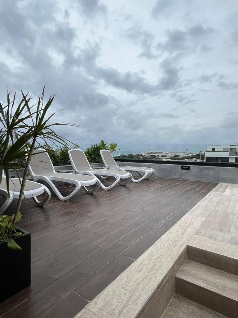 Big, Modern And Beautiful Beach Apartament 1Br Ocean View Playa del Carmen Zewnętrze zdjęcie